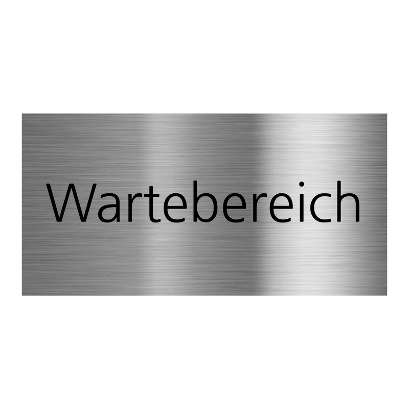 V2A Edelstahlschild in verschiedenen Größen, individuell personalisierbar.