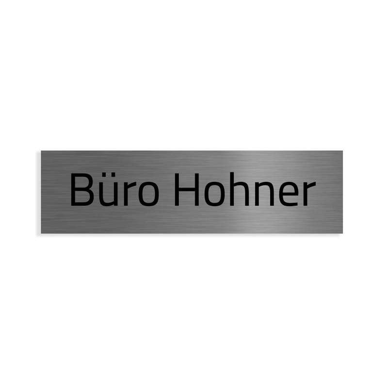 Ersatzschild für Türklingel Hamburg V2A Edelstahlschild