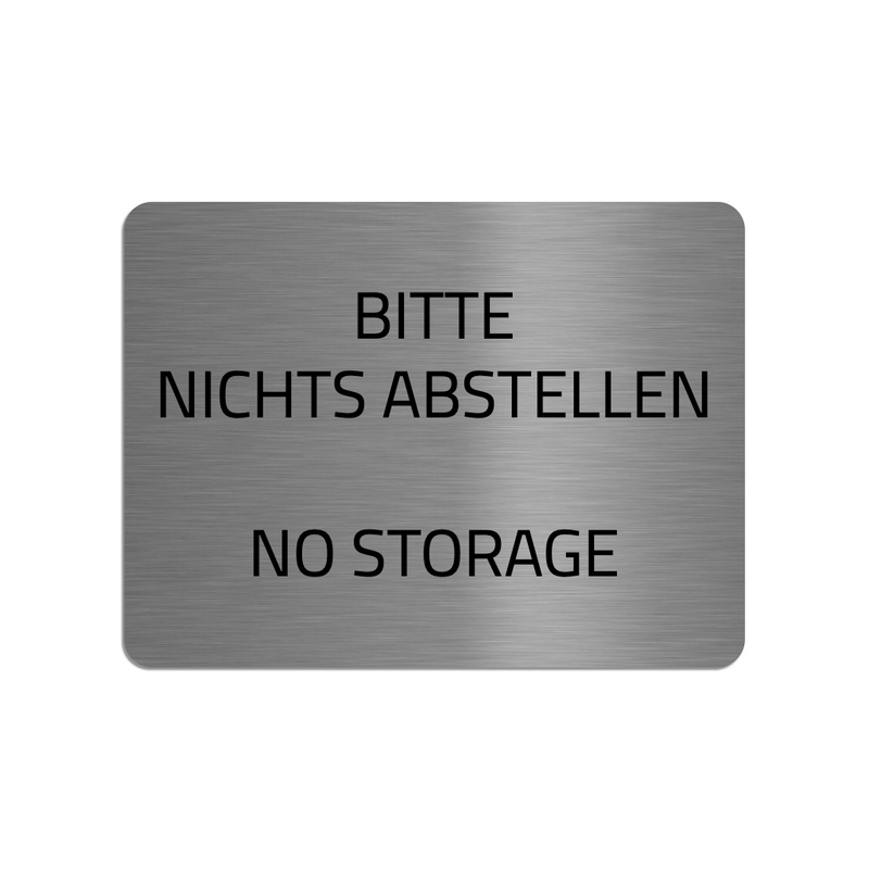 Gedenktafel V2aEdelstahl 20x15 cm oder 30x20 cm viele Sprüche als Vorlage