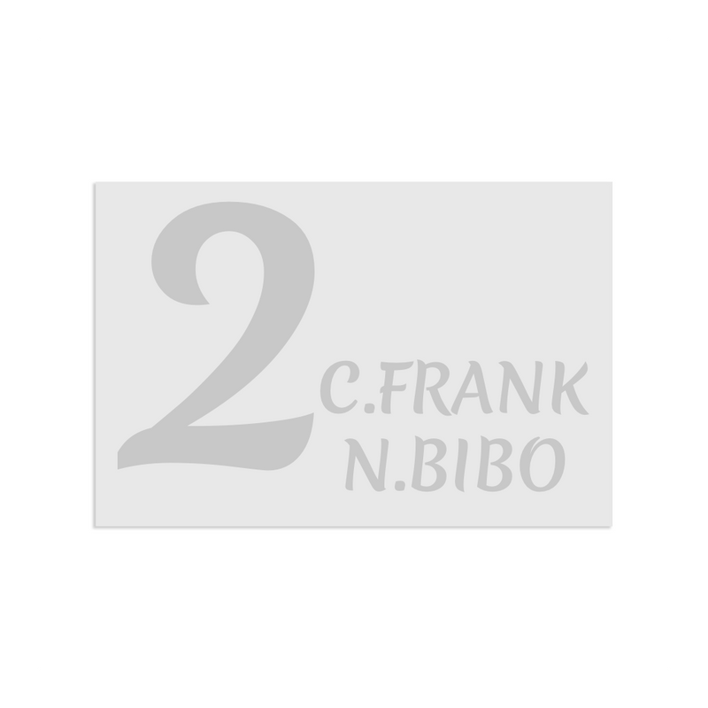 Farbige Edelstahlschilder in verschiedenen Größen. Individuell personalisierbar 40 Schriftarten über 200 Motive.