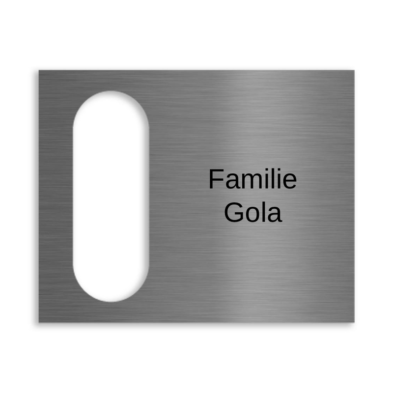 Reolink Türklingel Dekorschild V2A Edelstahl - 20x16cm / 10x23cm