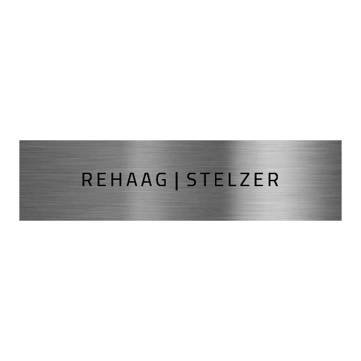 V2A Edelstahlschild in verschiedenen Größen, individuell personalisierbar.