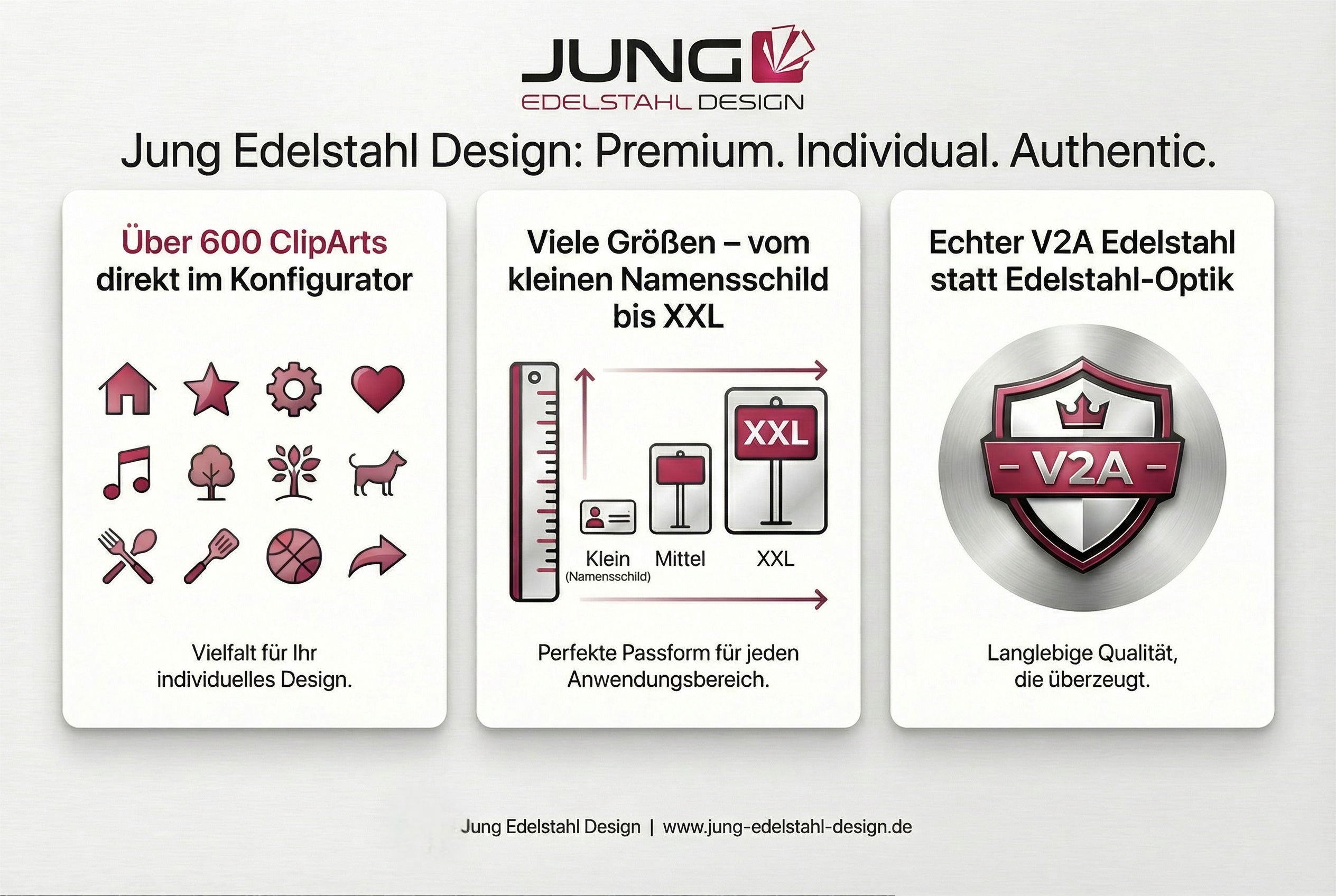 Jung-Edelstahl-Design