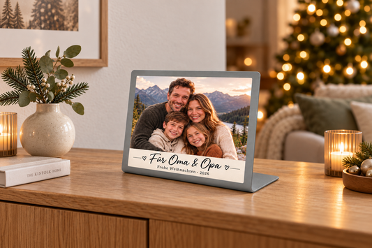 Fotoaufsteller – Gestaltungsbeispiel Sideboard
