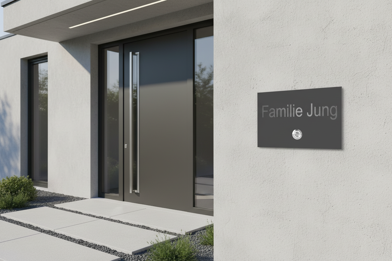 Lifestyle-Bild 1 - Anthrazit Tür