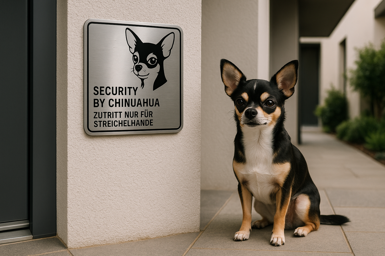 Lifestyle-Bild mit nur einem Chihuahua