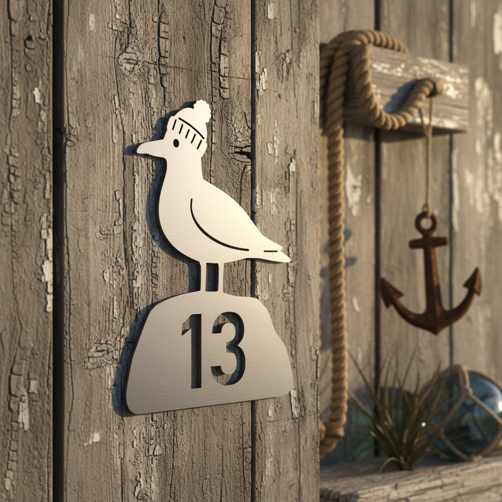 Nahaufnahme an Strandhaus-Wand