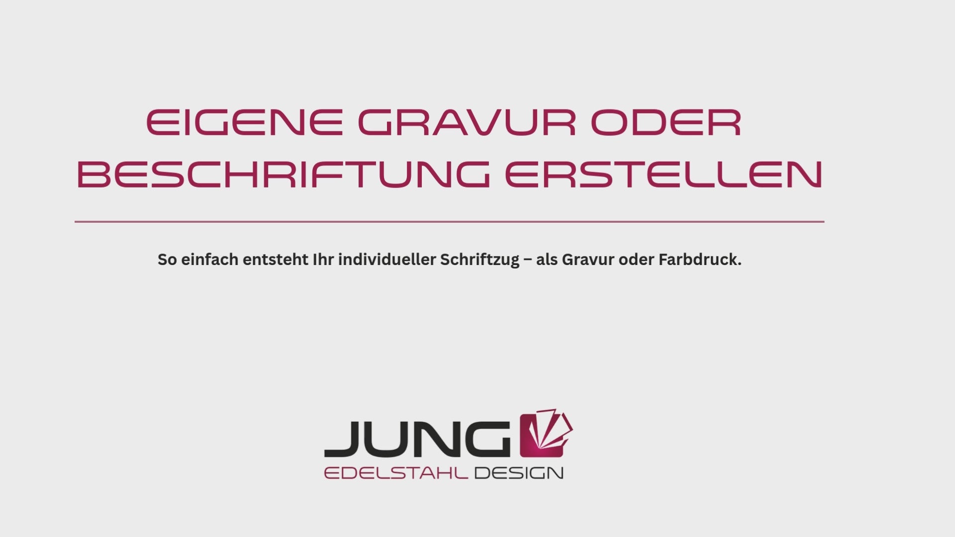 Jung-Edelstahl-Design