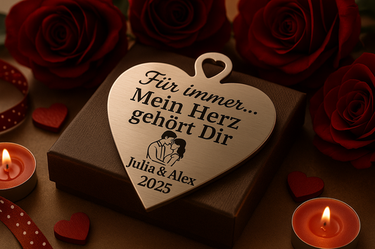 Romantische Produktpräsentation mit Rosen