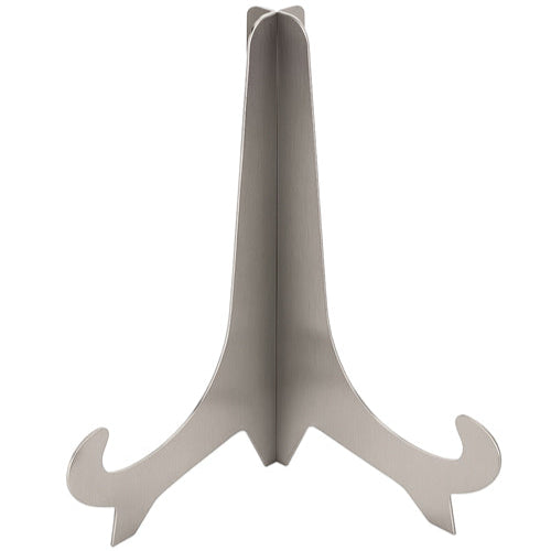 Schilderständer aus geschliffenem V2A Edelstahl – Farbe: Edelstahl Natur