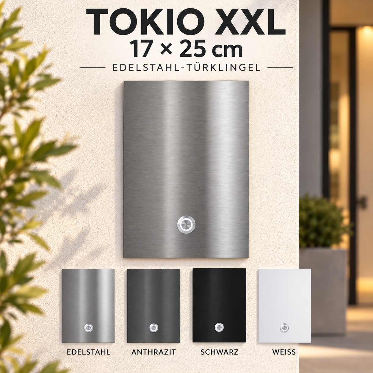 Tokio XXL Türklingel Variantenübersicht