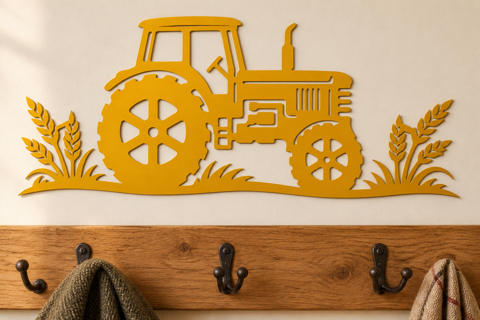 Oldtimer-Traktor Wanddeko – Ansicht 3