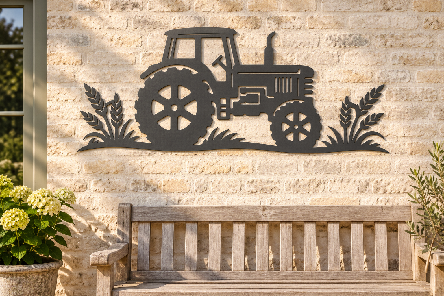Oldtimer-Traktor Wanddeko – Ansicht 7