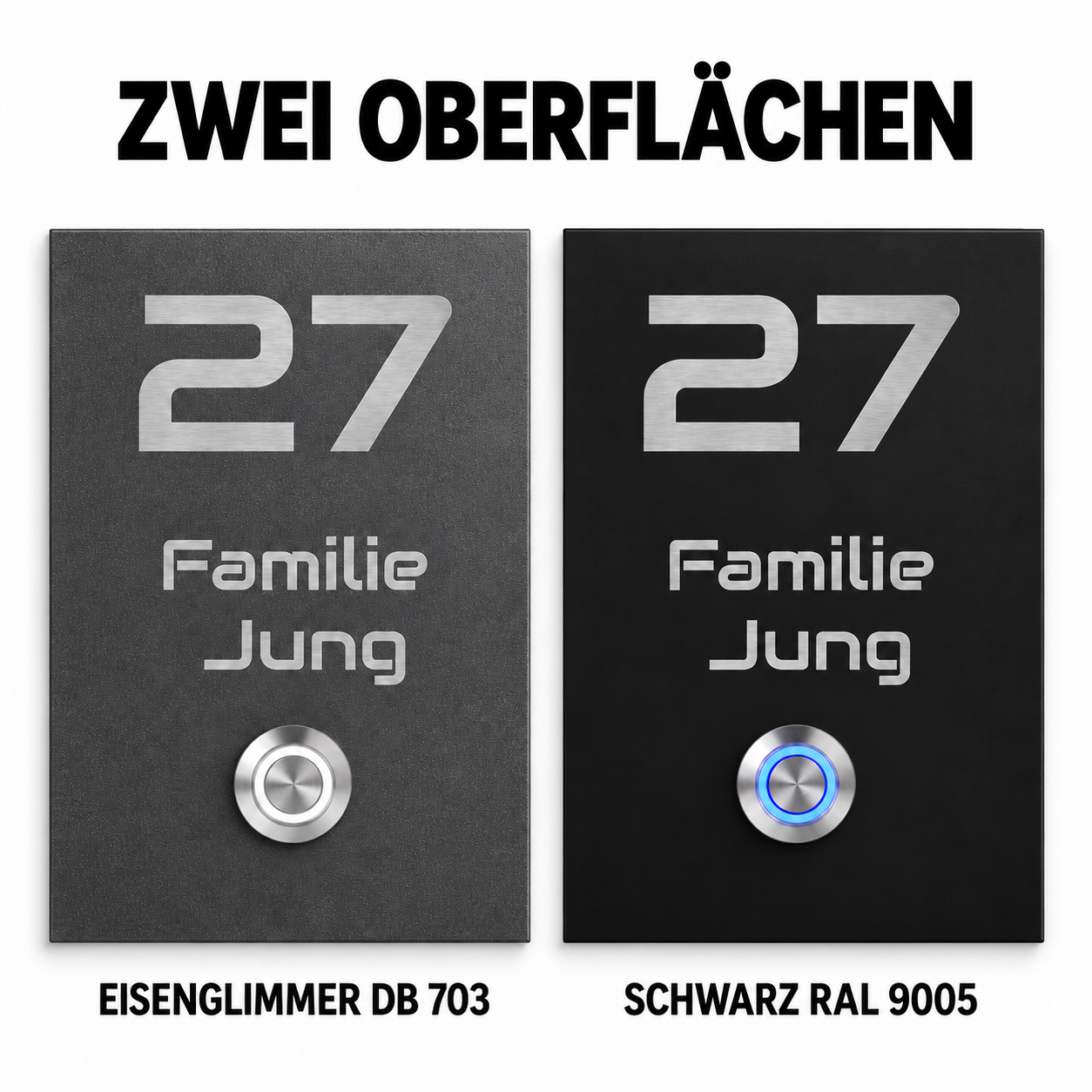 Türklingel Trier in Eisenglimmer DB 703 und Schwarz RAL 9005