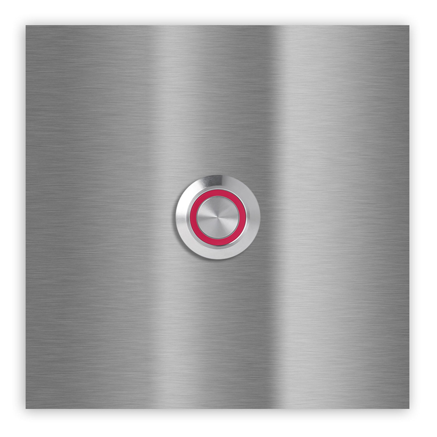 Bochum 10 x 10 cm Edelstahl (V2A) Türklingel - ohne Gravur - Edelstahl, Anthrazit oder Weiß pulverbeschichtet - LED - Aufputz / Unterputz