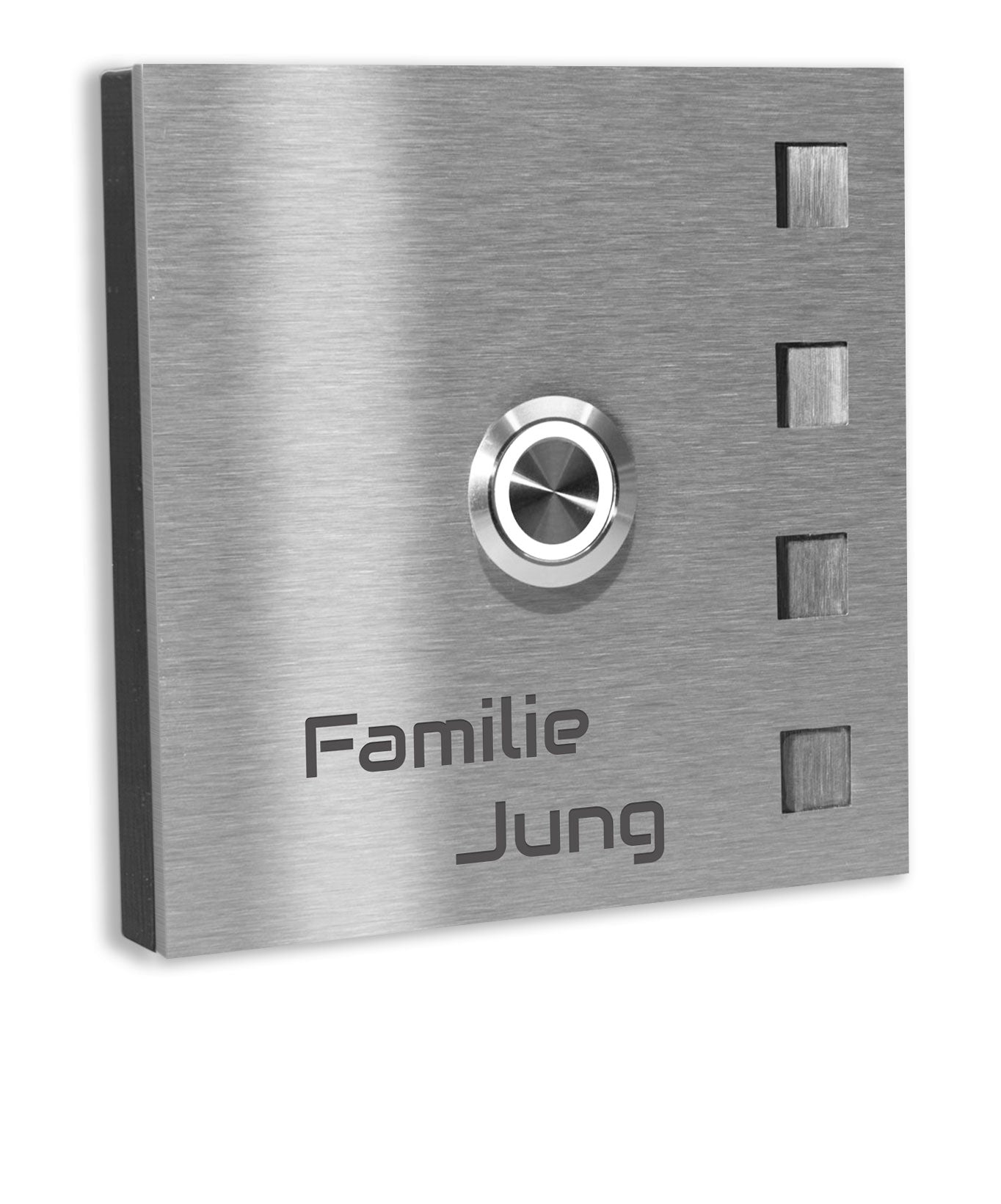 Aufputz Türklingel Florida Edelstahl individuell Personalisierbar