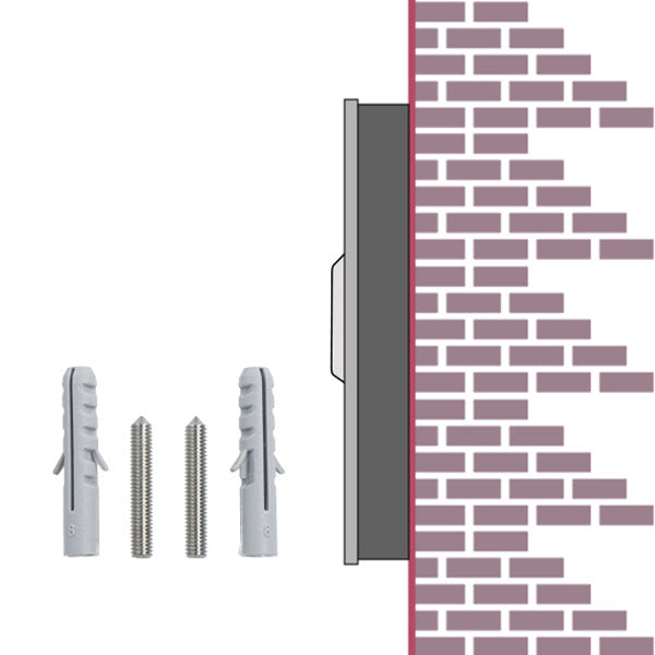 Aufputzrahmen verschiedene Größen anthrazit oder weiß