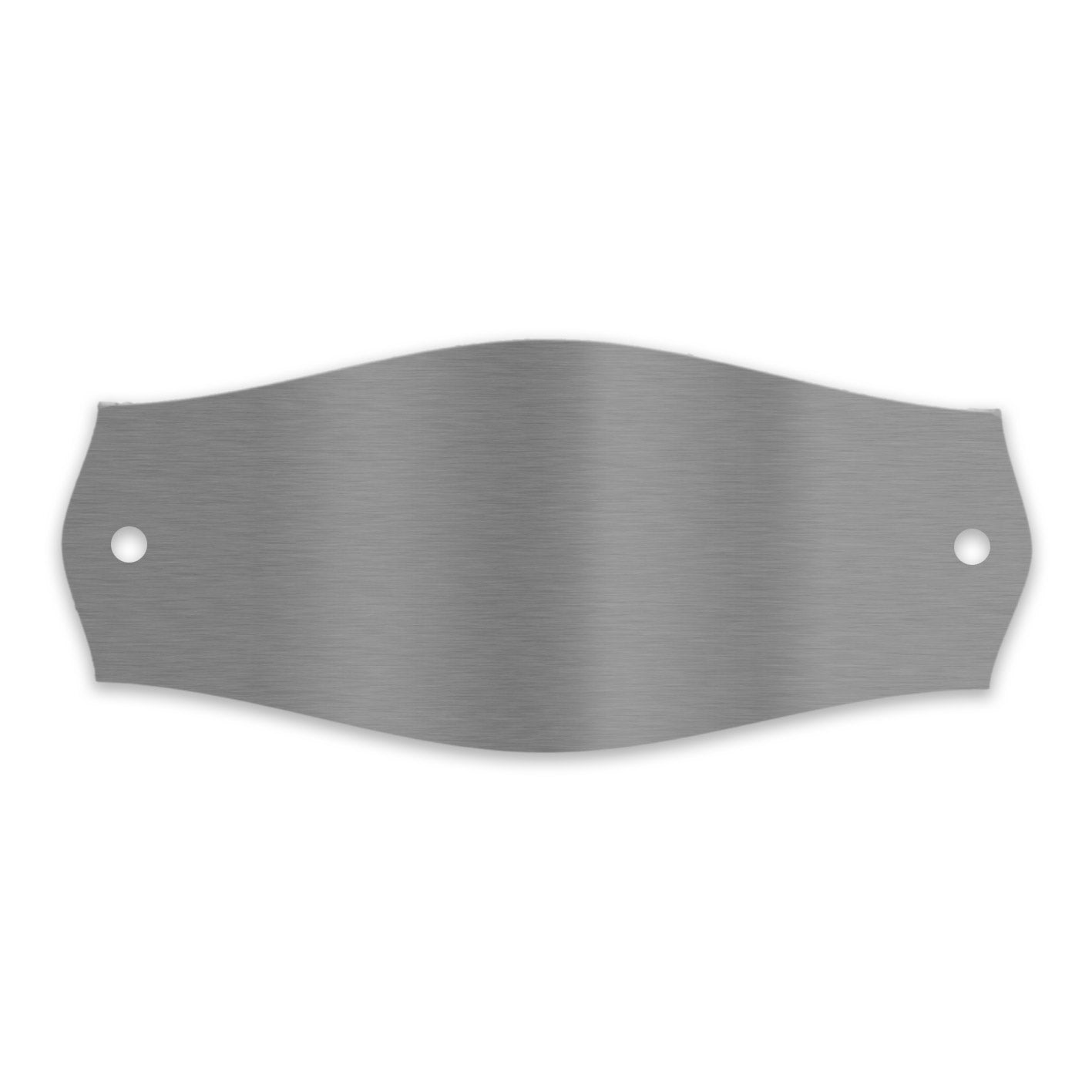 V2A Edelstahlschild in verschiedenen Größen, individuell personalisierbar.