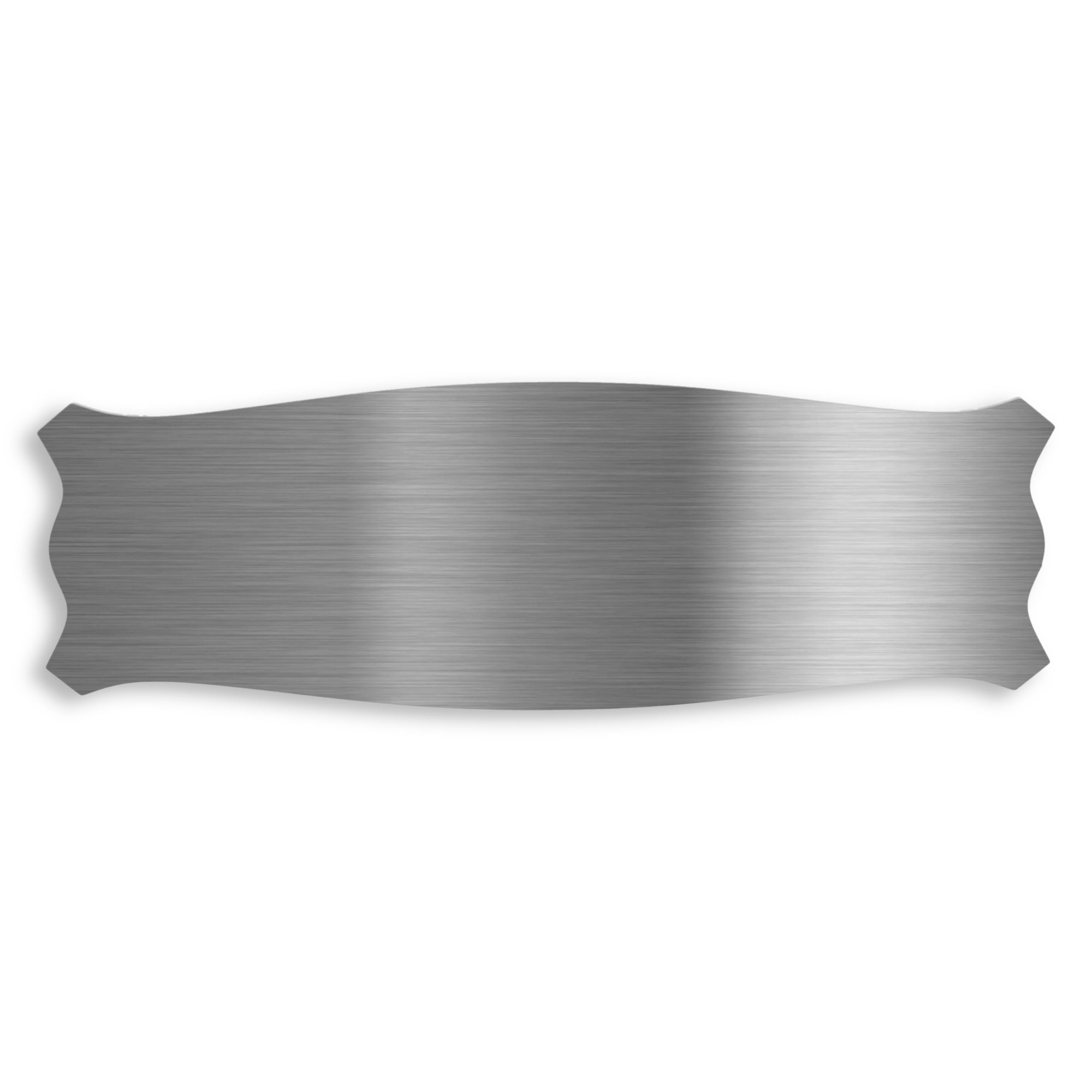 V2A Edelstahlschild in verschiedenen Größen, individuell personalisierbar.