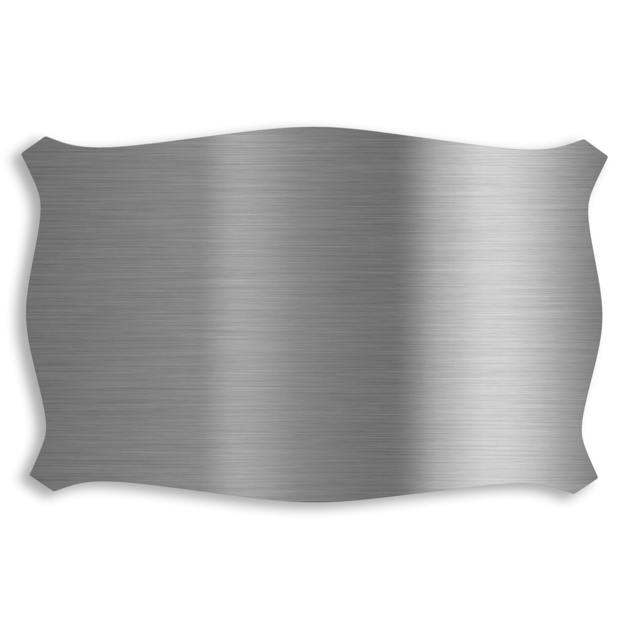 V2A Edelstahlschild in verschiedenen Größen, individuell personalisierbar.